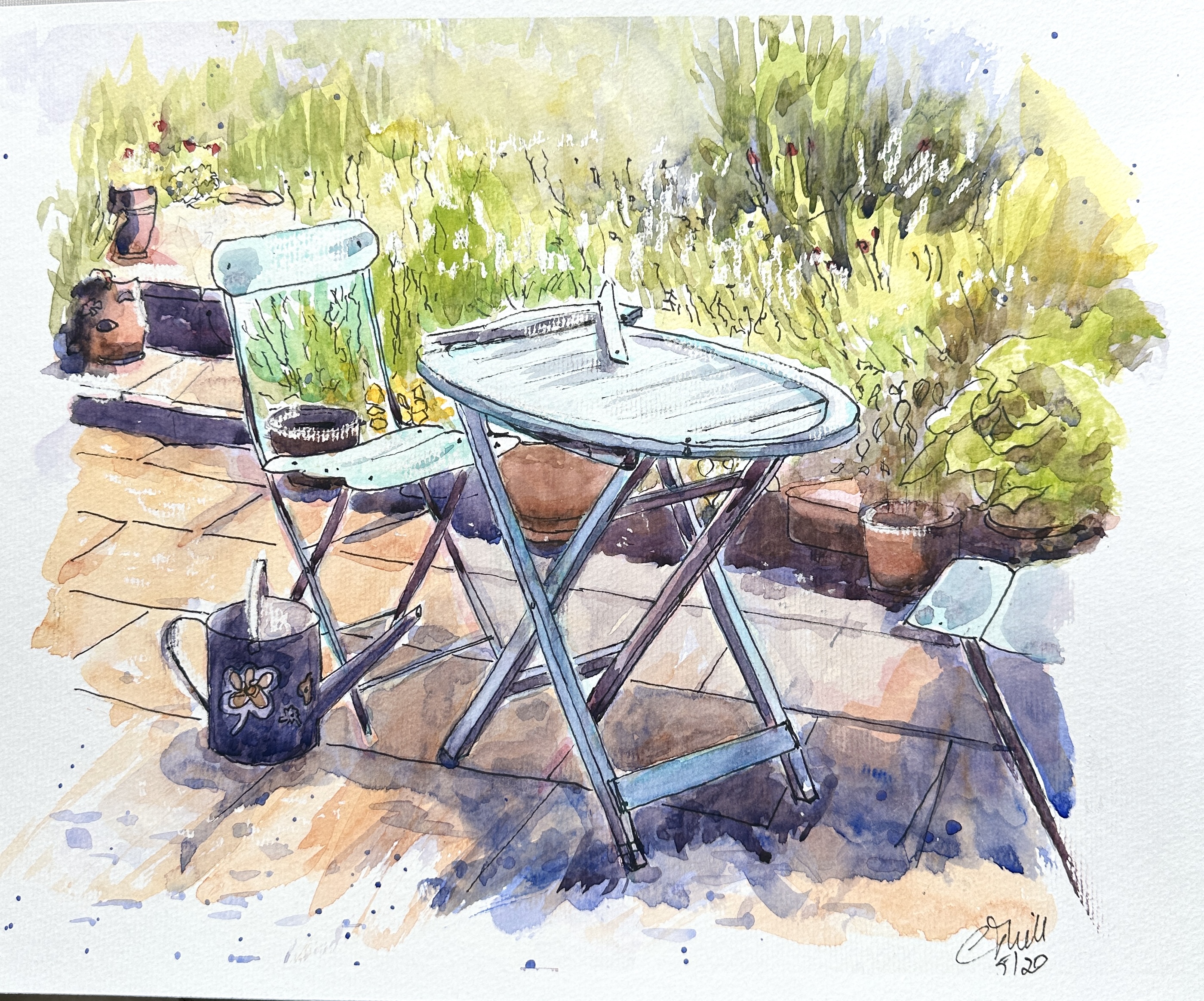 Featured painting by Caroline J Hill